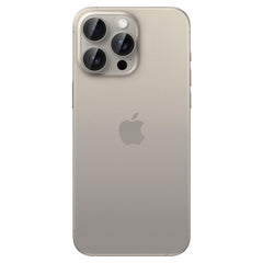 SCHUTZ FÜR DIE KAMERA SPIGEN OPTIK.TR "EZ FIT" KAMERASCHUTZ 2-PAKET IPHONE 14 PRO / PRO MAX / 15 PRO / PRO MAX NATÜRLICHES TITAN