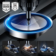 SCHUTZGLAS FÜR DIE KAMERA-LINSE ESR ARMORITE KAMERA-SCHUTZ IPHONE 16 / 16 PLUS SCHWARZ