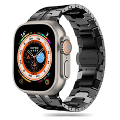 REMEN DOOP EDELSTAHL LINIE APPLE WATCH 6 / 7 / 8 / 9 / 10 / SE / ULTRA 1 / 2 (44 / 45 / 46 / 49 MM) SCHWARZ