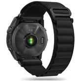 NYLONARMBAND FÜR GARMIN 26MM FENIX 3 / 5X / 3HR / 5X PLUS / 6X / 6X PRO / 7X HEYBAND NYLON PRO SCHWARZ