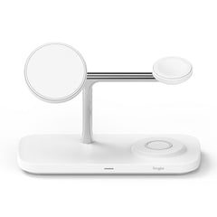 RINGKE 3IN1 QI2 MAGNETISCHER MAGSAFE WIRELESS CHARGER WEISS