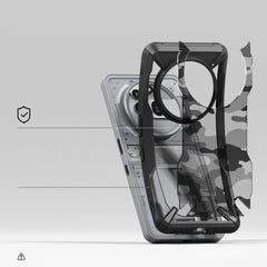 RINGKE FUSION X HÜLLE FÜR NOTHING PHONE 3A PRO CAMO SCHWARZ