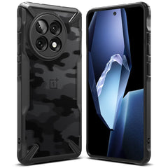 RINGKE FUSION X HÜLLE FÜR ONEPLUS 13R CAMO SCHWARZ