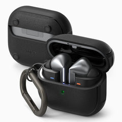 HÜLLE FÜR SAMSUNG GALAXY BUDS 3 / 3 PRO RINGKE ONYX MAGNETIC MAGSAFE SCHWARZ