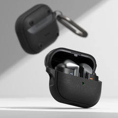 HÜLLE FÜR SAMSUNG GALAXY BUDS 3 / 3 PRO RINGKE ONYX MAGNETIC MAGSAFE SCHWARZ