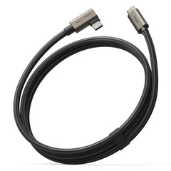 RINGKE USB 3.2 GEN 2X2 TYPE-C 90-GRAD-KABEL PD240W 100CM SCHWARZ