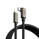 RINGKE USB 3.2 GEN 2X2 TYPE-C 90-GRAD-KABEL PD240W 100CM SCHWARZ