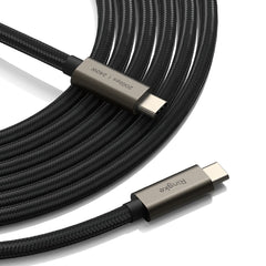 RINGKE KABEL USB 3.2 GEN 2X2 TYPE-C KABEL PD240W 100CM SCHWARZ