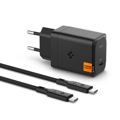 SPIGEN ARCSTATION PRO GAN-651 1-PORT NETZLADEGERÄT 65W + TYPE-C KABEL SCHWARZ
