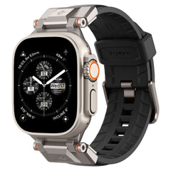 SPIGEN DURAPRO ARMOR PU ARMBAND APPLE WATCH 6 / 7 / 8 / 9 / 10 / SE / ULTRA 1 / 2 (44 / 45 / 46 / 49 MM) SCHWARZ
