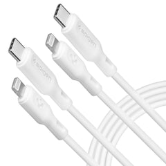 SPIGEN DURASYNC MFI LIGHTNING-KABEL 2-PAKET 100CM WEISS