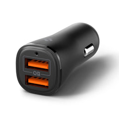 SPIGEN ESSENTIAL EV302 2-PORT AUTO-LADEGERÄT 30W SCHWARZ