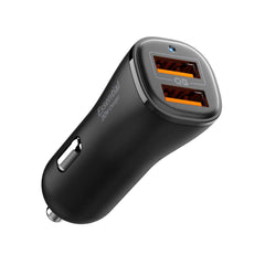 SPIGEN ESSENTIAL EV302 2-PORT AUTO-LADEGERÄT 30W SCHWARZ