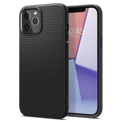 SPIGEN LIQUID AIR HÜLLE IPHONE 12/12 PRO MATTE SCHWARZ