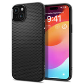 SPIGEN LIQUID AIR HÜLLE IPHONE 15 MATTE SCHWARZ