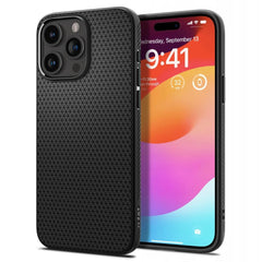 SPIGEN LIQUID AIR HÜLLE IPHONE 15 PRO MATTE SCHWARZ