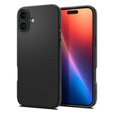 SPIGEN LIQUID AIR HÜLLE IPHONE 16 MATTE SCHWARZ