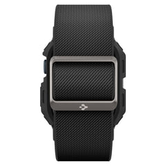 ARMBAND MIT SCHUTZHÜLLE FÜR APPLE WATCH 4 / 5 / 6 / 7 / 8 / 9 / SE 44 / 45 MM SPIGEN LITE FIT "PRO" MATTE SCHWARZ