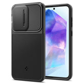 SPIGEN OPTIK ARMOR HÜLLE GALAXY A55 5G SCHWARZ