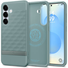 SPIGEN PARALLAX MAG MAGSAFE HÜLLE GALAXY S25+ PLUS SAGE GRÜN