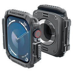SPIGEN RUGGED ARMOR HÜLLE FÜR APPLE WATCH 10 (46 MM) DUNKELGRAU