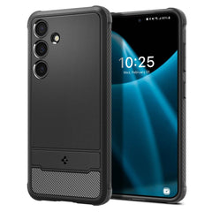SPIGEN RUGGED ARMOR HÜLLE GALAXY S24 MATTE SCHWARZ