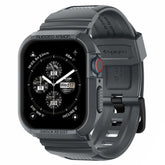 REMEN SPIGEN RUGGED ARMOR "PRO" APPLE WATCH 4 / 5 / 6 / 7 / 8 / 9 / SE (44 / 45 MM) DUNKELGRAU