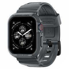 REMEN SPIGEN RUGGED ARMOR "PRO" APPLE WATCH 4 / 5 / 6 / 7 / 8 / 9 / SE (44 / 45 MM) DUNKELGRAU