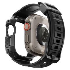 SPIGEN RUGGED ARMOR „PRO“ APPLE WATCH ULTRA 49 MM SCHWARZ MIT SCHUTZHÜLLE
