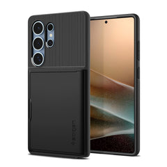 SPIGEN SLIM ARMOR CS HÜLLE GALAXY S25 ULTRA SCHWARZ