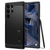 SPIGEN TOUGH ARMOR HÜLLE GALAXY S23 ULTRA SCHWARZ