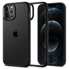 SPIGEN ULTRA HYBRID HÜLLE IPHONE 12/12 PRO MATTE SCHWARZ