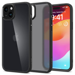 SPIGEN ULTRA HYBRID HÜLLE IPHONE 15 FROST SCHWARZ