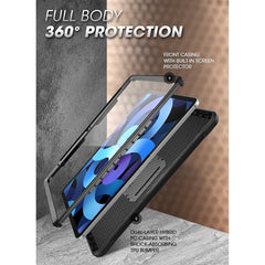 HÜLLE / COVER FÜR IPAD 10,9” 10 / 2022 / 11” 11 / 2025 SUPCASE UNICORN BEETLE PRO SCHWARZ