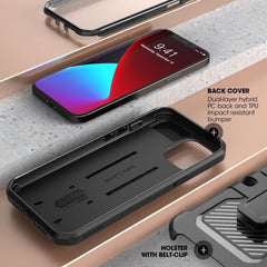 SUPCASE UNICORN BEETLE PRO HÜLLE FÜR IPHONE 12/12 PRO SCHWARZ