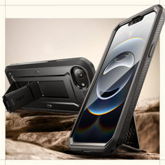 SUPCASE UNICORN BEETLE PRO HÜLLE FÜR IPHONE 16E SCHWARZ