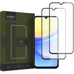 HARTGLAS HOFI GLASS PRO+ 2-PAK GALAXY A15 4G / 5G / A25 5G SCHWARZ