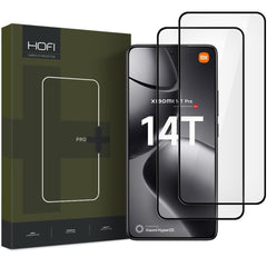 HARTGLAS HOFI GLASS PRO+ 2-PAKET XIAOMI 14T / 14T PRO SCHWARZ