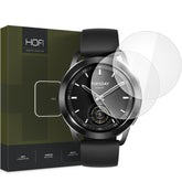 2X HARTGLAS HOFI GLASS PRO+ 2-PACK XIAOMI WATCH S3 KLAR