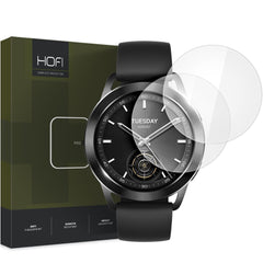 2X HARTGLAS HOFI GLASS PRO+ 2-PACK XIAOMI WATCH S3 KLAR