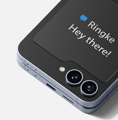 2X Panzerglas für Samsung Galaxy Z Flip 6 Ringke Cover Display 2er-Pack Klar