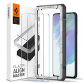 HARTGLAS SPIGEN ALM GLAS.TR 2-PACK GALAXY S21 FE