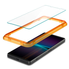 2X HARTGLAS SPIGEN ALM GLAS.TR 2-PACK SONY XPERIA 1 VI KLAR