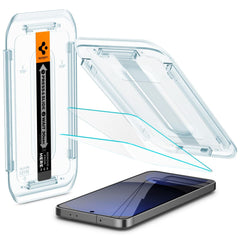Gehärtetes Glas Spigen Glas.Tr "EZ FIT" 2-Pack Galaxy S24 FE Klar