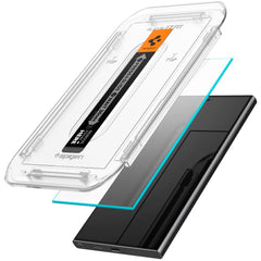 Gehärtetes Glas Spigen Glas.Tr "EZ FIT" 2-PACK GALAXY S24 ULTRA KLAR