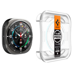 Gehärtetes Glas Spigen Glas.Tr "EZ-FIT" 2-Pack Galaxy Watch Ultra (47 mm) Klar