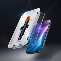 Gehärtetes Glas Spigen Glas.Tr "EZ FIT" 2-PACK iPhone 14 Pro Max Klar