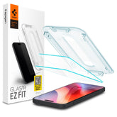 2X HARTGLAS SPIGEN GLAS.TR "EZ FIT" 2-PACK IPHONE 16 PRO KLAR