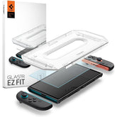 HARTGLAS SPIGEN GLAS.TR "EZ FIT" 2-PACK NINTENDO SWITCH 2 KLAR