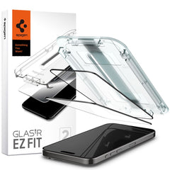 SPIGEN GLAS.TR ”EZ FIT” FC 2-PACK IPHONE 15 PRO MAX SCHWARZ
